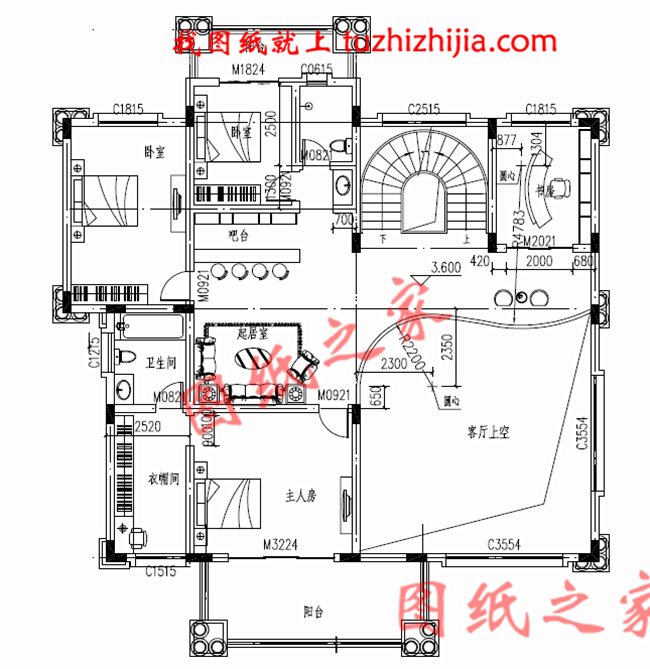 三層農(nóng)村100萬別墅款式圖片，豪華大氣的別墅絕對給你掙足了面子！