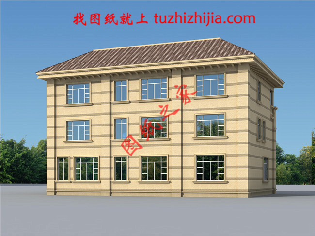 三層農(nóng)村100萬別墅款式圖片，豪華大氣的別墅絕對給你掙足了面子！