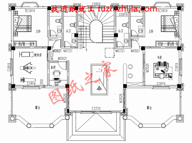 三層農(nóng)村100萬別墅款式圖片，豪華大氣的別墅絕對給你掙足了面子！