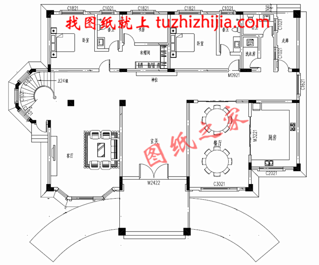 三層農(nóng)村100萬別墅款式圖片，豪華大氣的別墅絕對給你掙足了面子！