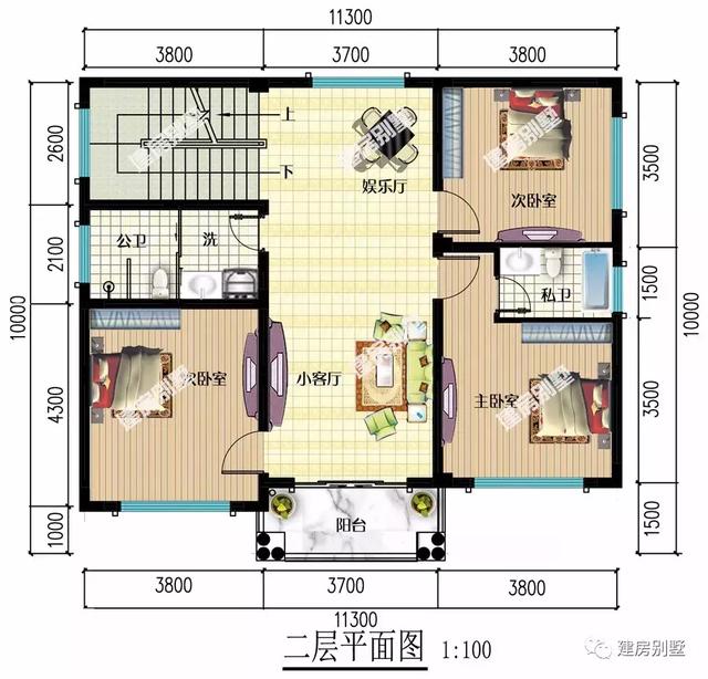 12X10米的農(nóng)村三層別墅設計，每一款都是難得的好戶型
