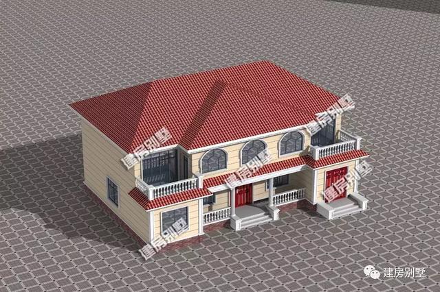 17.5×11.9米農(nóng)村二層別墅設(shè)計方案，既美觀又實用！