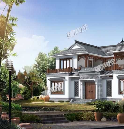 二層四合院別墅設(shè)計，戶型方正、設(shè)計精美，越住越有錢