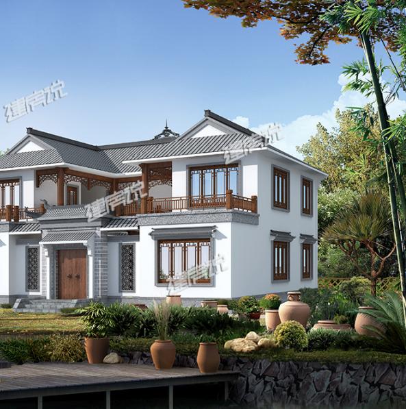 二層四合院別墅設(shè)計，戶型方正、設(shè)計精美，越住越有錢