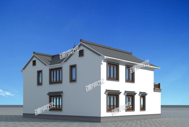 二層四合院別墅設(shè)計，戶型方正、設(shè)計精美，越住越有錢