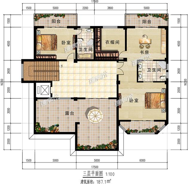 歐式豪華三層別墅設計，帶地下室和挑空客廳，樓中樓高檔又大氣