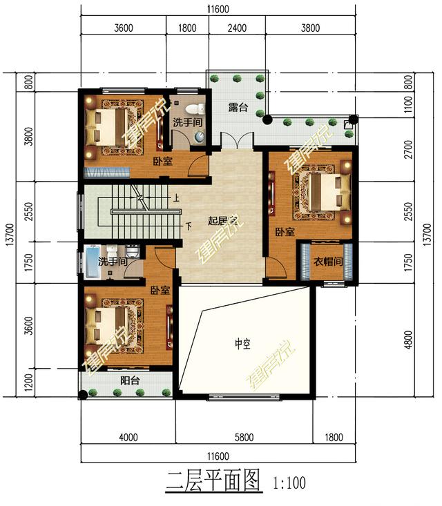非常漂亮的三層農(nóng)村別墅，11x12米三種建造方案，了解一下不吃虧
