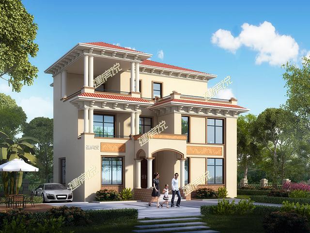 非常漂亮的三層農(nóng)村別墅，11x12米三種建造方案，了解一下不吃虧