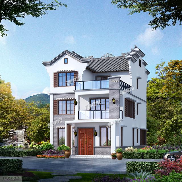 非常受歡迎的三層徽派別墅，戶型方正韻味十足，已有60戶建成