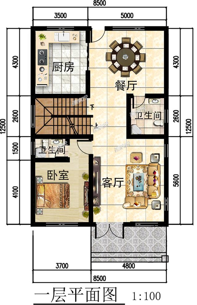 非常受歡迎的三層徽派別墅，戶型方正韻味十足，已有60戶建成