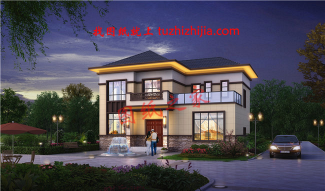 農村20萬二層樓房圖片，這么經濟實惠的小別墅，城里人只能羨慕！