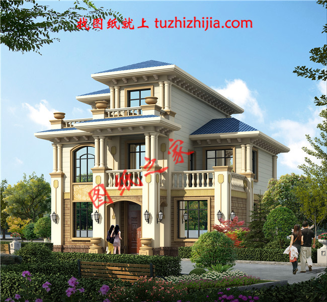 農(nóng)村二層半小別墅圖片，建回家讓你在農(nóng)村過上幸福生活！