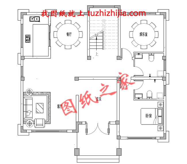 農(nóng)村二層半小別墅圖片，建回家讓你在農(nóng)村過上幸福生活！