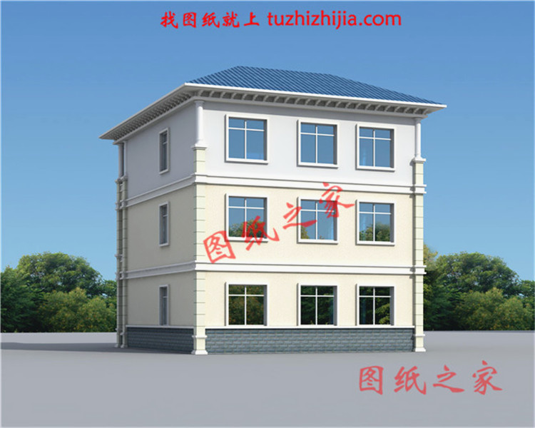 農(nóng)村120平米別墅設(shè)計圖三層樓房，造價30萬左右，經(jīng)濟又實用！