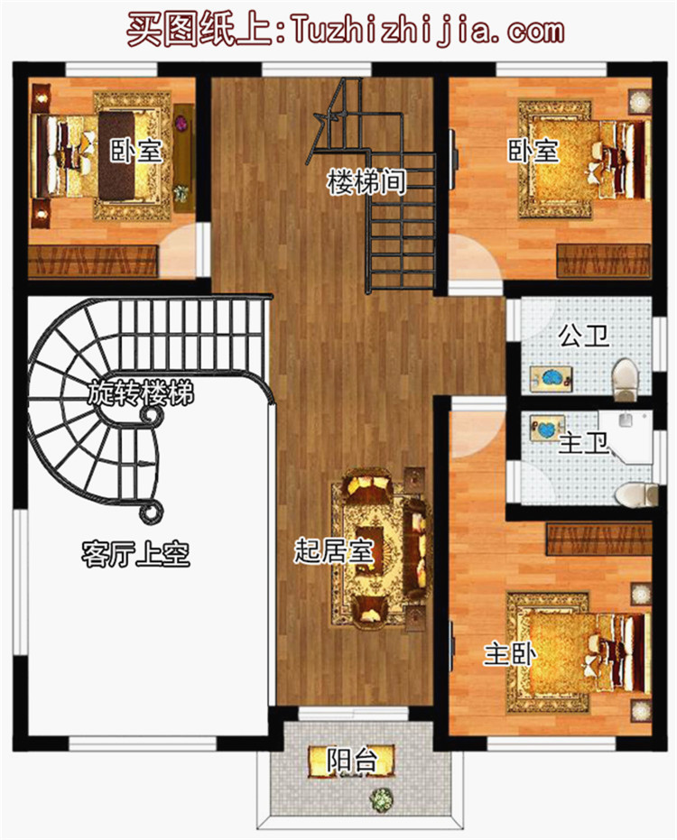 農(nóng)村120平米別墅設(shè)計圖三層樓房，造價30萬左右，經(jīng)濟又實用！