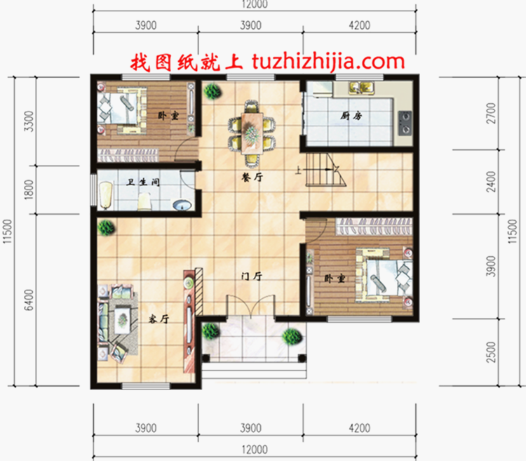 農(nóng)村120平米別墅設(shè)計圖三層樓房，造價30萬左右，經(jīng)濟又實用！