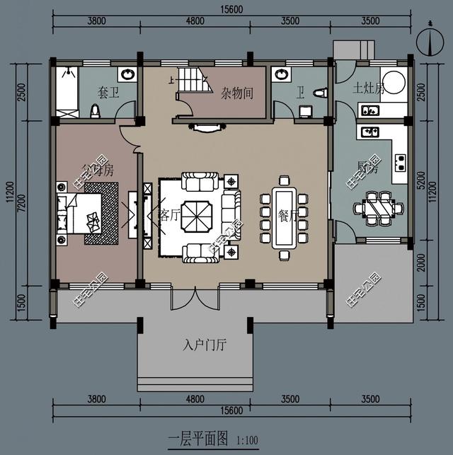 農(nóng)村自建房還是中式設(shè)計好，15X11米的徽派合院別墅，滿足你的所有要求
