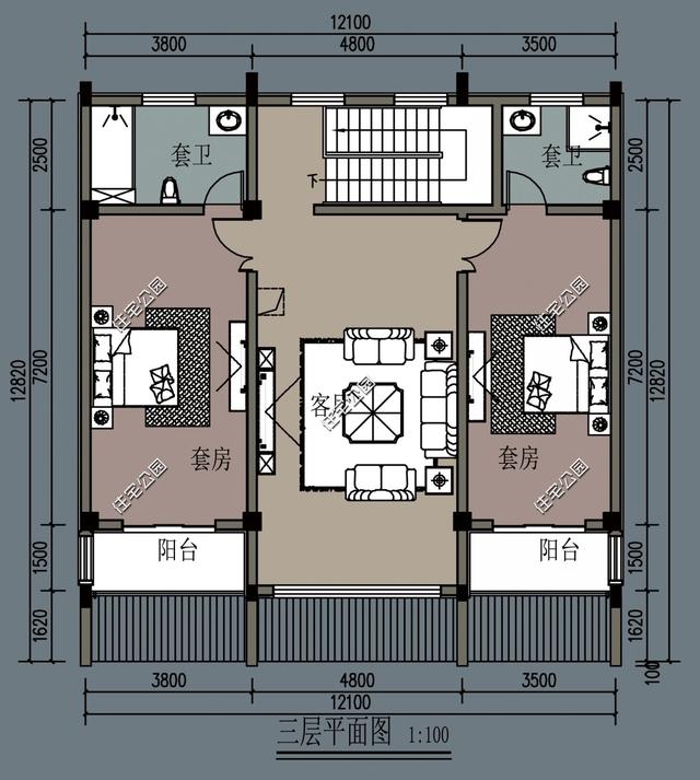 農(nóng)村自建房還是中式設(shè)計好，15X11米的徽派合院別墅，滿足你的所有要求
