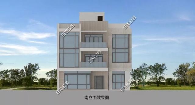 現(xiàn)代風(fēng)格三層農(nóng)村別墅，13×10米多落地窗多套間，這樣的設(shè)計(jì)30年不過時(shí)