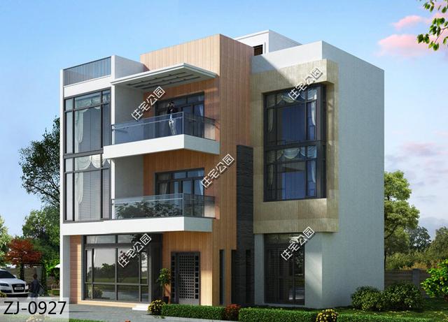 現(xiàn)代風(fēng)格三層農(nóng)村別墅，13×10米多落地窗多套間，這樣的設(shè)計(jì)30年不過時(shí)