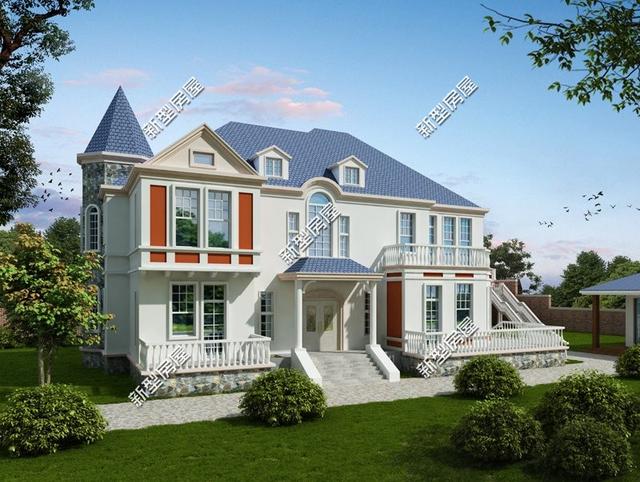 8套農(nóng)村自建別墅設(shè)計(jì)，都有堂屋大露臺(tái)，第4套最漂亮