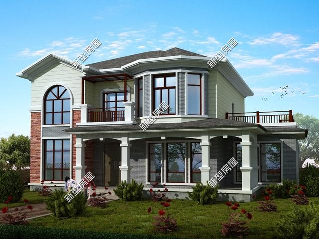 8套農(nóng)村自建別墅設(shè)計(jì)，都有堂屋大露臺(tái)，第4套最漂亮