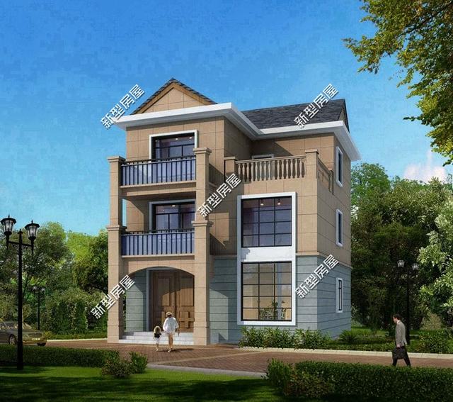 8套農(nóng)村自建別墅設(shè)計(jì)，都有堂屋大露臺(tái)，第4套最漂亮