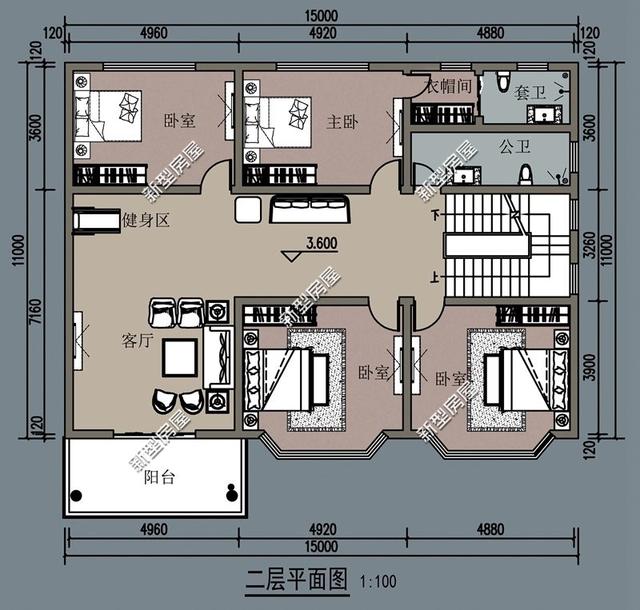 8套農(nóng)村自建別墅設(shè)計(jì)，都有堂屋大露臺(tái)，第4套最漂亮