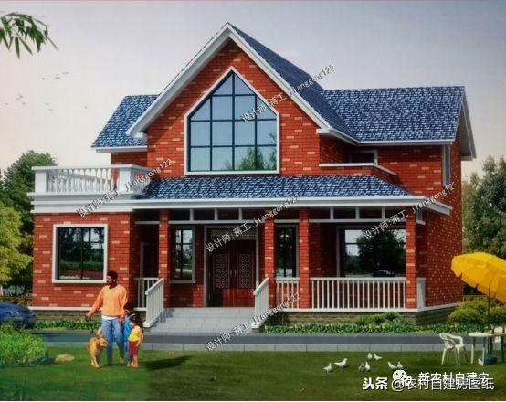 3套二層別墅設計圖，帶露臺的戶型讓人眼前一亮，第2款讓人很糾結