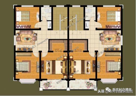 農(nóng)村兄弟最愛(ài)的雙拼別墅設(shè)計(jì)，大家都喜歡這5款，第1套18萬(wàn)就能建？