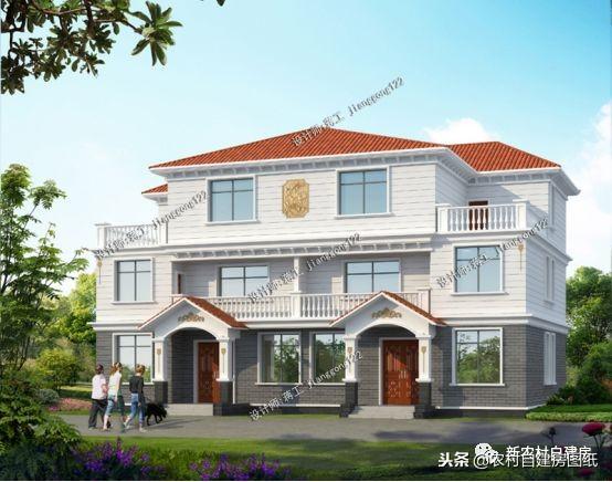 農(nóng)村兄弟最愛(ài)的雙拼別墅設(shè)計(jì)，大家都喜歡這5款，第1套18萬(wàn)就能建？