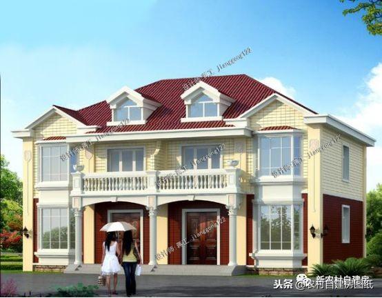 農(nóng)村兄弟最愛(ài)的雙拼別墅設(shè)計(jì)，大家都喜歡這5款，第1套18萬(wàn)就能建？