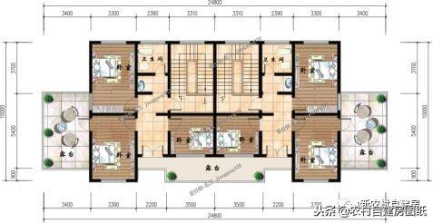 農(nóng)村兄弟最愛(ài)的雙拼別墅設(shè)計(jì)，大家都喜歡這5款，第1套18萬(wàn)就能建？