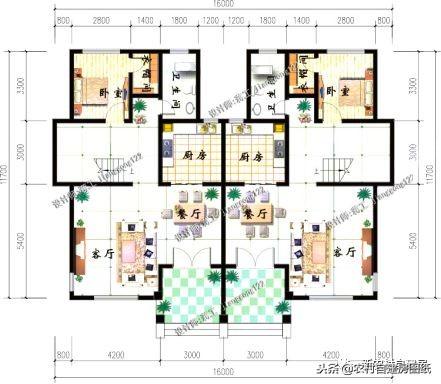 農(nóng)村兄弟最愛(ài)的雙拼別墅設(shè)計(jì)，大家都喜歡這5款，第1套18萬(wàn)就能建？