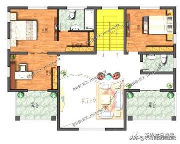 6款帶堂屋的農(nóng)村別墅設(shè)計(jì)圖，2經(jīng)典6奢華，造價都都不到30萬