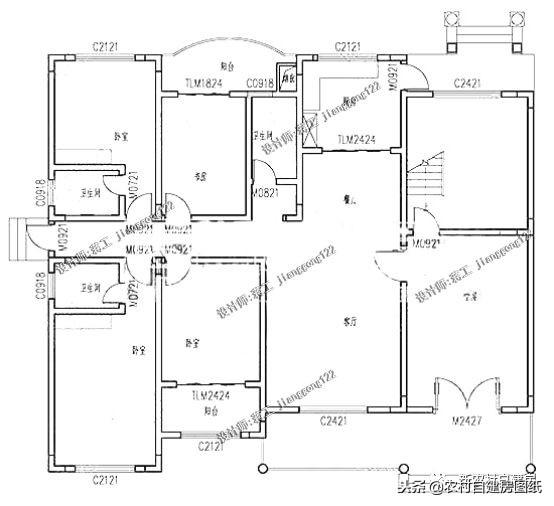 6款帶堂屋的農(nóng)村別墅設(shè)計(jì)圖，2經(jīng)典6奢華，造價都都不到30萬