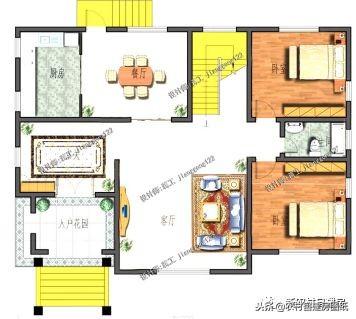 6款帶堂屋的農(nóng)村別墅設(shè)計(jì)圖，2經(jīng)典6奢華，造價都都不到30萬