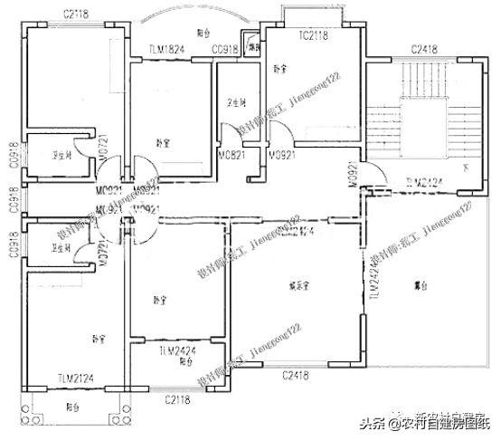 6款帶堂屋的農(nóng)村別墅設(shè)計(jì)圖，2經(jīng)典6奢華，造價都都不到30萬