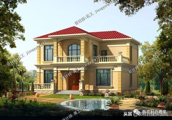 6款帶堂屋的農(nóng)村別墅設(shè)計(jì)圖，2經(jīng)典6奢華，造價都都不到30萬