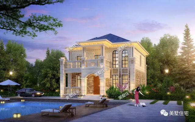 新款12.5X10米二層美墅，6臥4衛(wèi)造價(jià)20萬，實(shí)用性毋庸置疑