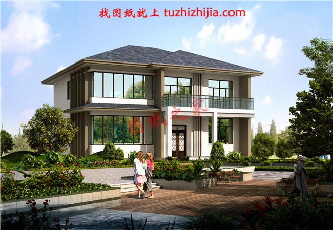 6套建房說(shuō)二層別墅圖紙，建一棟最漂亮的農(nóng)村二層小樓！