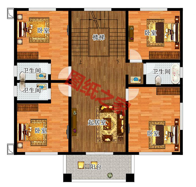 6套建房三層別墅圖紙，一家人幸福美滿得過(guò)日子！