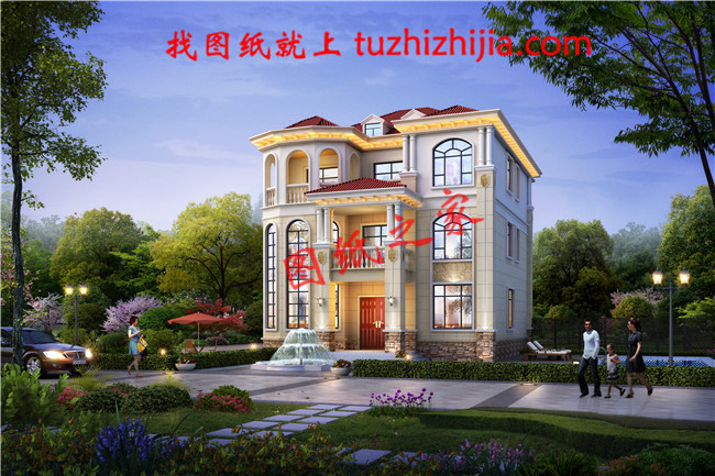 6套建房三層別墅圖紙，一家人幸福美滿得過(guò)日子！