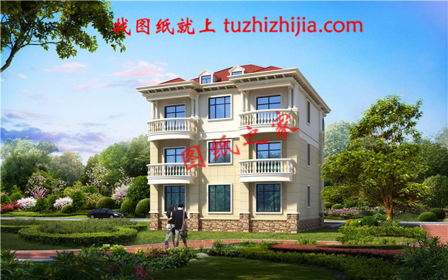 6套建房三層別墅圖紙，一家人幸福美滿得過(guò)日子！