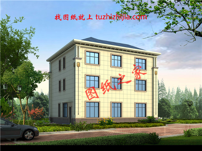 6套建房三層別墅圖紙，一家人幸福美滿得過(guò)日子！