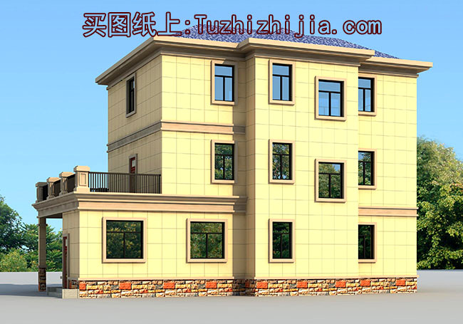 6套建房三層別墅圖紙，一家人幸福美滿得過(guò)日子！