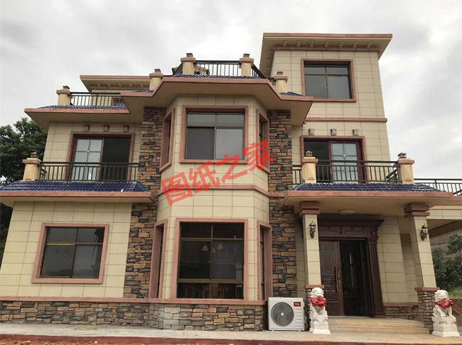 6套建房三層別墅圖紙，一家人幸福美滿得過(guò)日子！