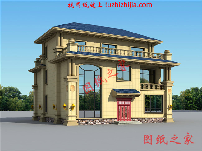 6套建房三層別墅圖紙，一家人幸福美滿得過(guò)日子！