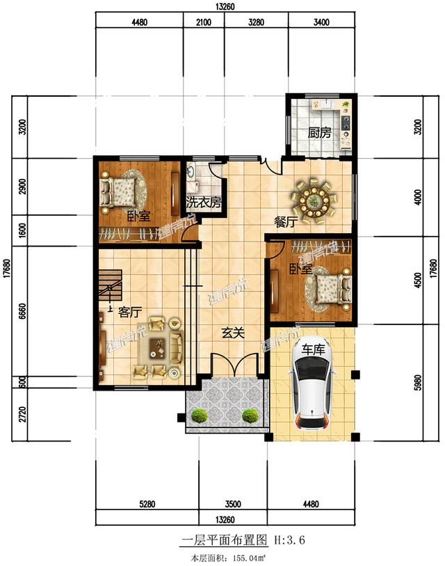 獨(dú)特新穎的農(nóng)村二層別墅設(shè)計(jì)，帶有庭院和車(chē)庫(kù)，這外觀非常漂亮