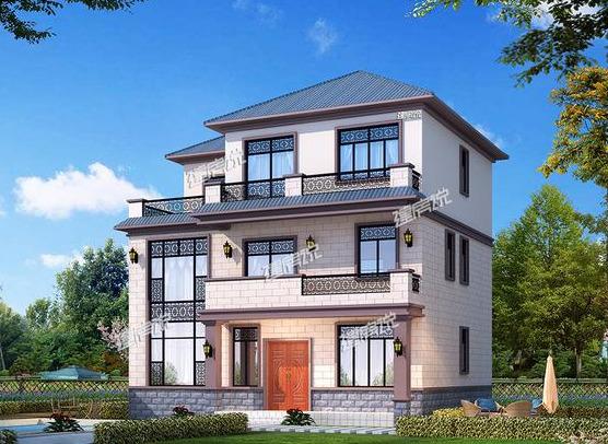 中式三層別墅設(shè)計(jì)圖紙，難得的好戶型，主體造價(jià)只要40萬